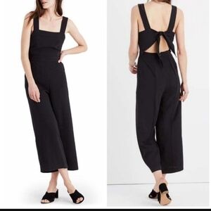 Madewell Black Wide-Leg Jumpsuit